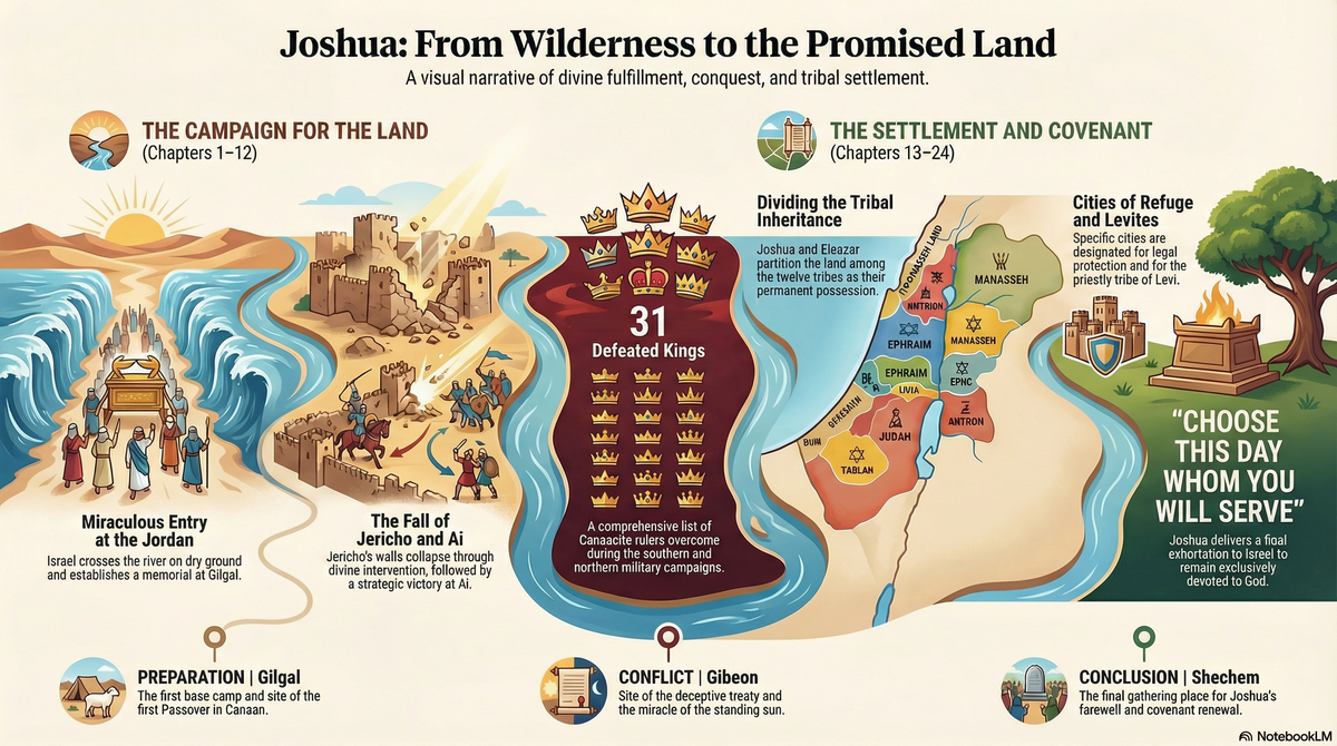 The Book of Joshua: Conquest and Inheritance of the Promised Land