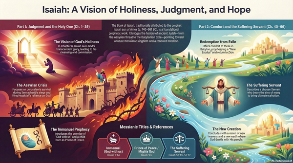 The Book of the Prophet Isaiah: Judgment, Messiah, and Glorious Restoration — Full Book Summary and Key Themes